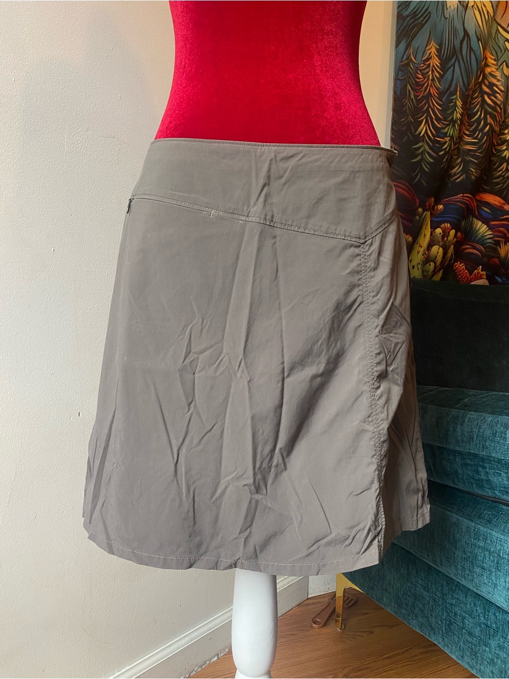 Patagonia Taupe A-Line Outdoor Skort